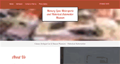 Desktop Screenshot of memorylaneautomuseum.com